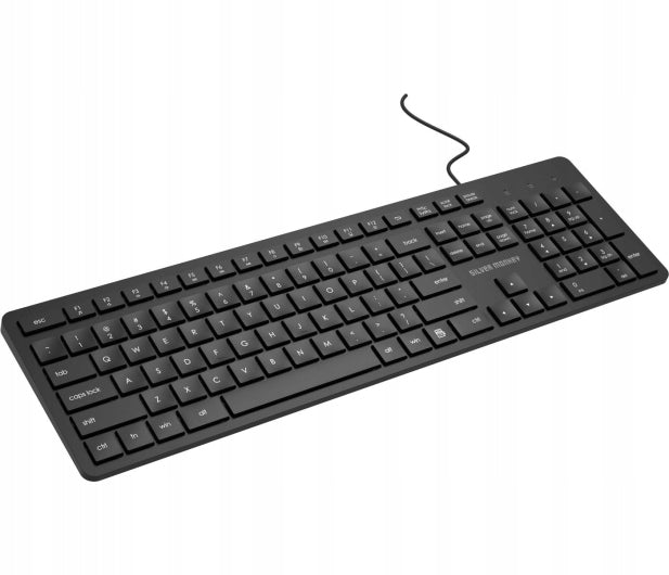 Keyboard and mouse set Silver Monkey S40 Wired keyboard and mouse set Keyboard type membrane