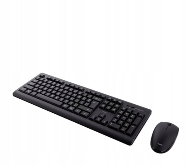 Keyboard and mouse set Trust Primo Wireless keyboard & mouse Batteries included yes