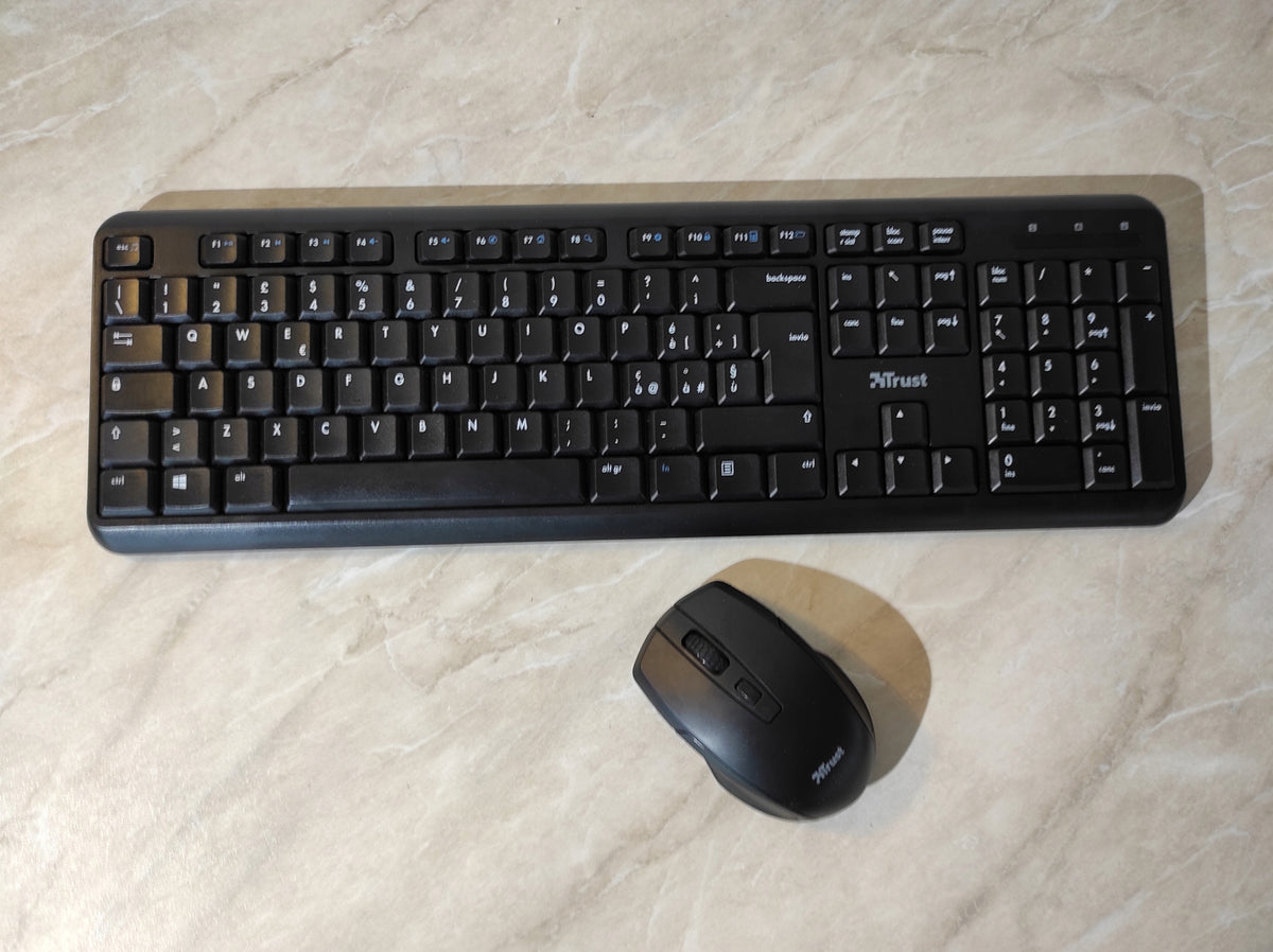 Keyboard and mouse set Trust black Manufacturer code 24080