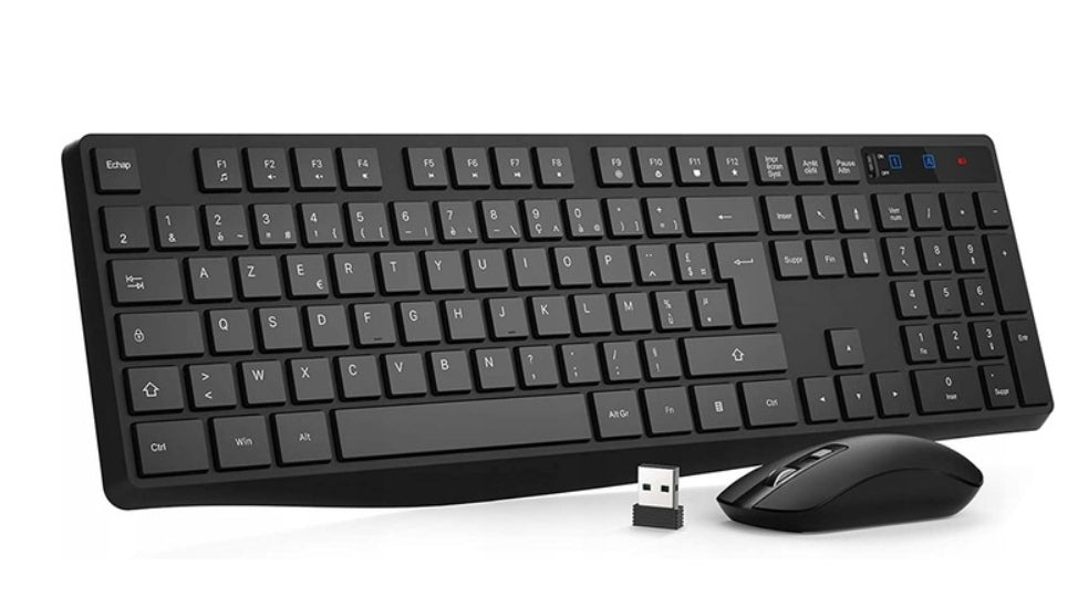 Keyboard and mouse set VicTsing black