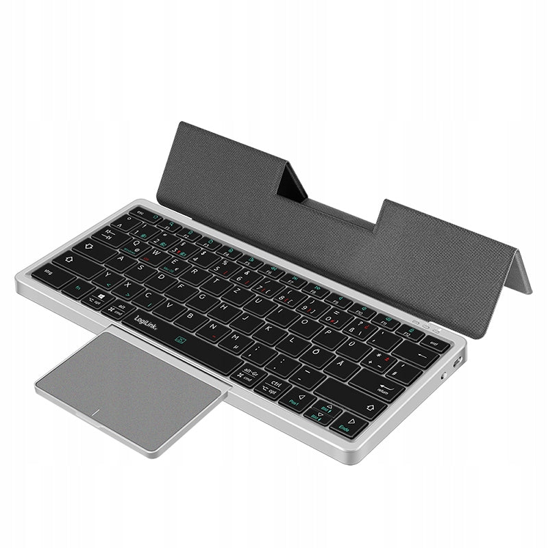 Keyboard for tablet with touchpad wireless BT5.1 magnetic LogiLink