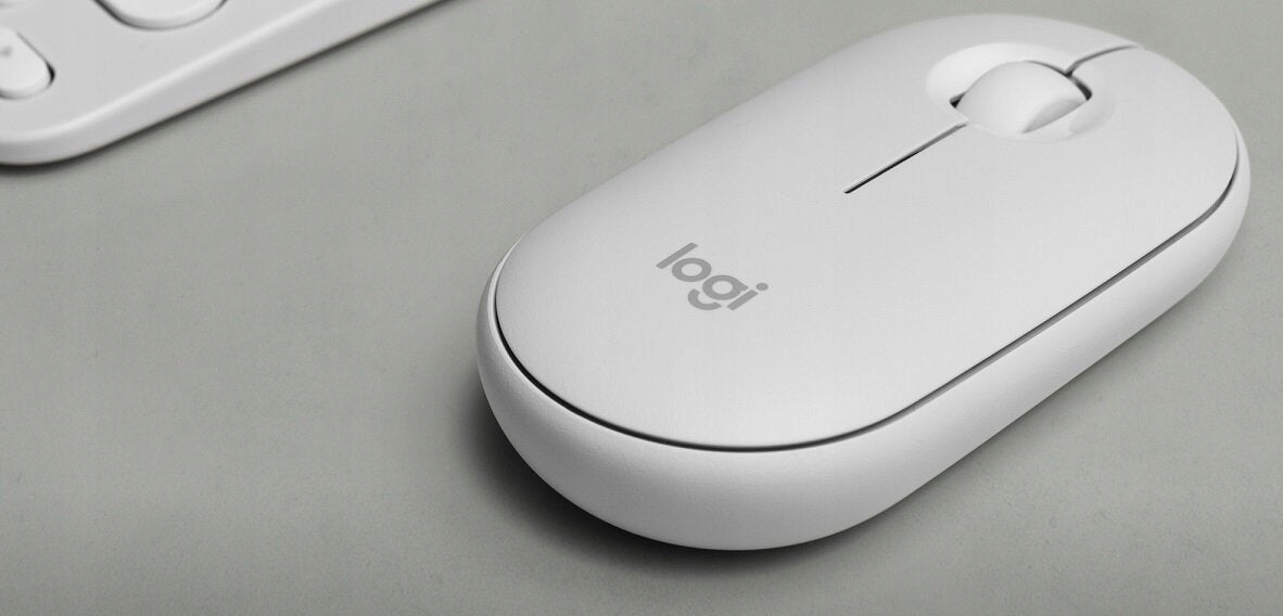 Keyboard + mouse LOGITECH MK380 Pebble 2 Combo White Keyboard type membrane