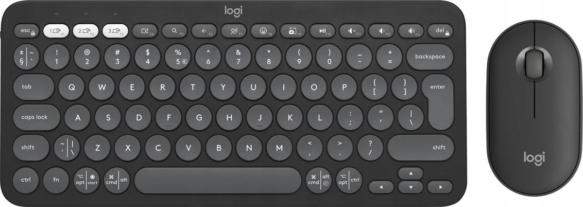 Keyboard + mouse Logitech Pebble 2 Combo for Mac (920-012244)