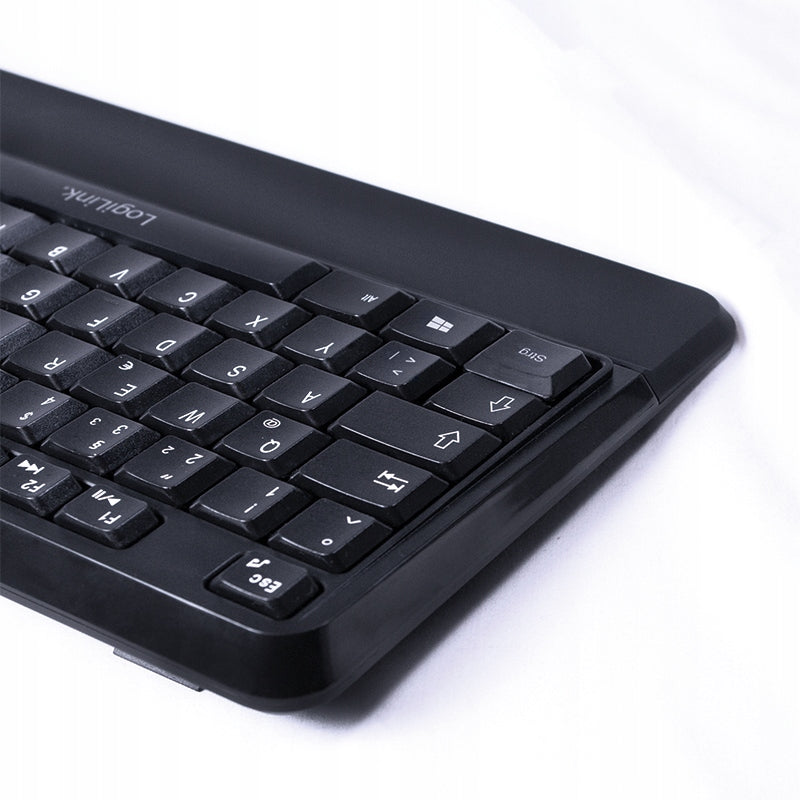 Keyboard set wireless mouse LogiLink 2,4GHz multimedia QWERTY Manufacturer code ID0161