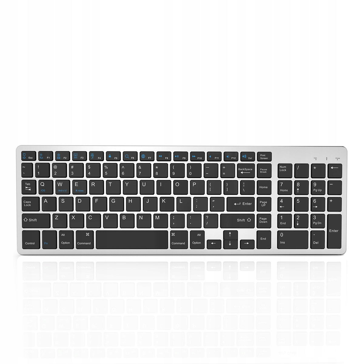 Keyboard with Bluetooth numpad QWERTY typerCLAW BC100