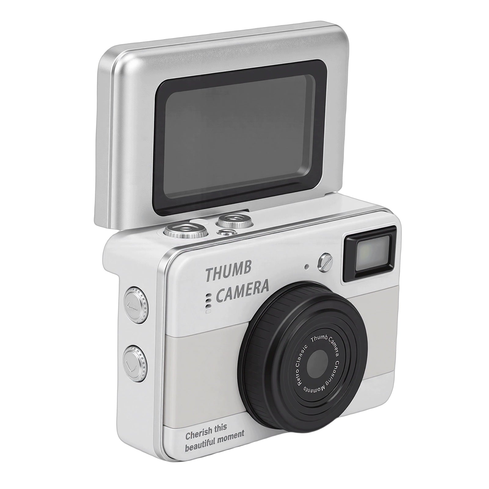 Keychain Camera 4K 68MP Digital Camera With 1,47 Inch Tilting YG