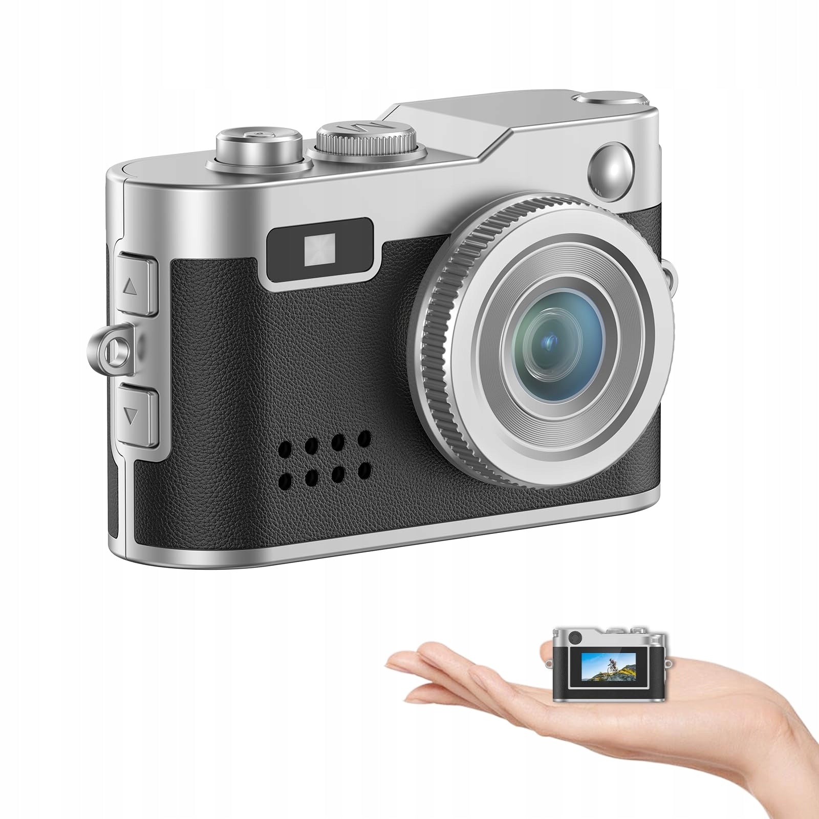 Keychain Camera Mini Retro Digital Camera 1080P Screen 0.96 Inch Gift Brand no brand