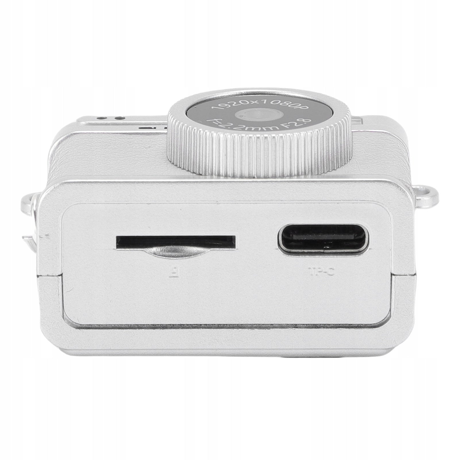 Keychain camera, 64 GB pocket camera with the ability to charge to pod