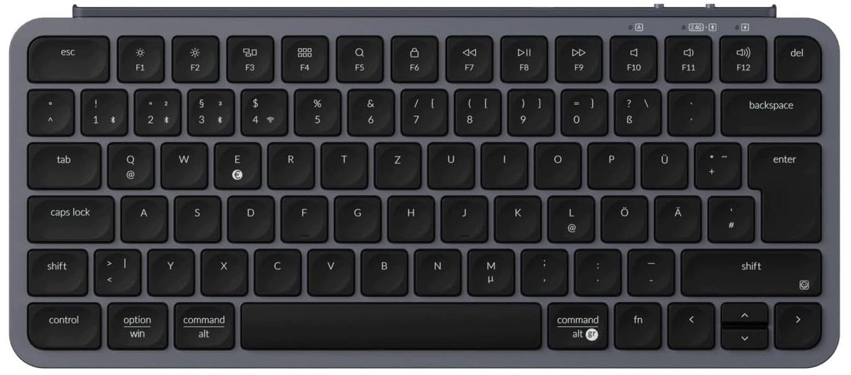 Keychron B1 Pro ultra-thin wireless keyboard, 75% DE-ISO chip