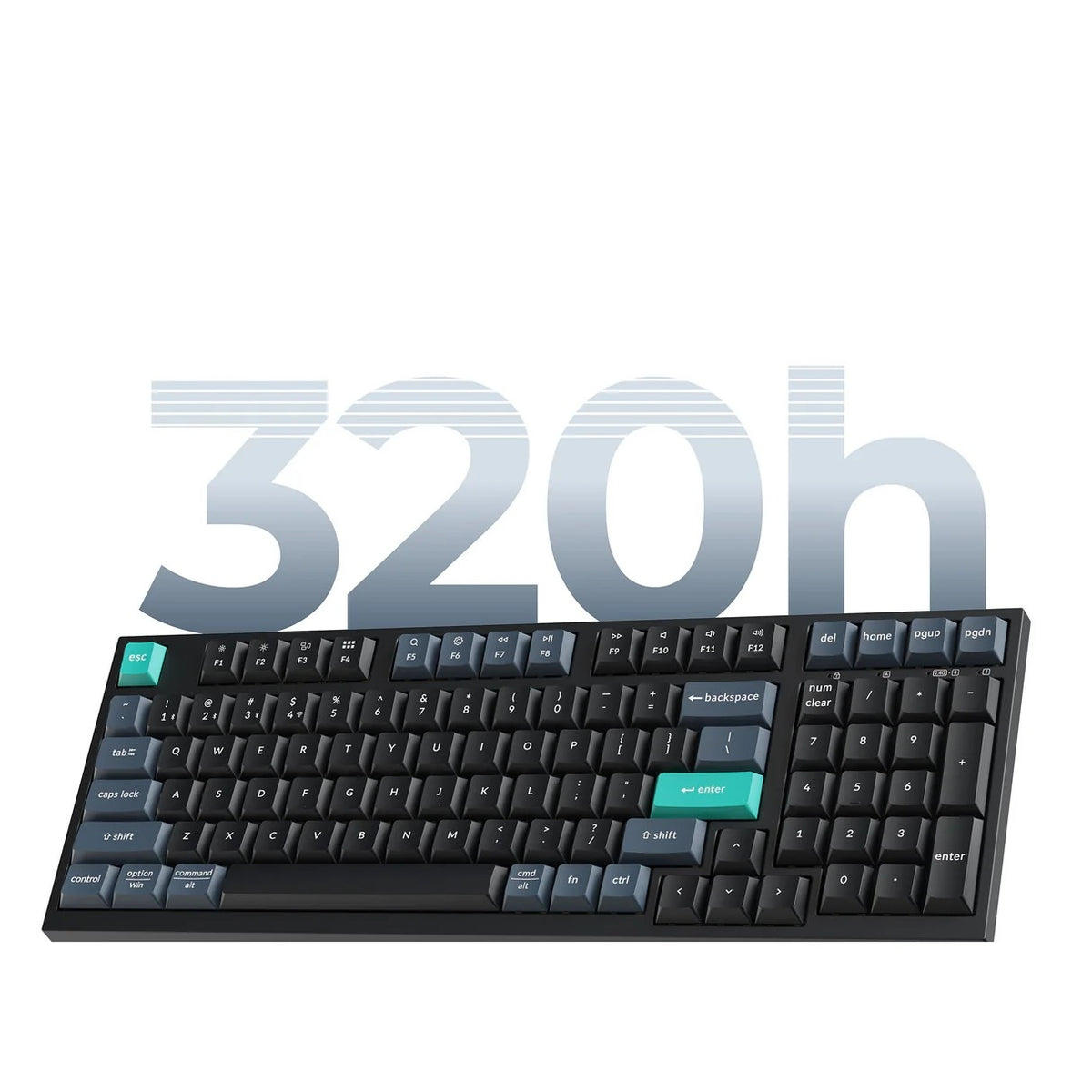 Keychron B35 Wireless Mechanical Keyboard, Quiet, Black Packaging status original