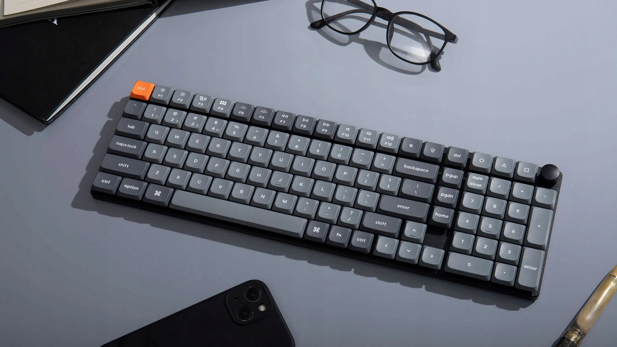Keychron K17 Max QMK Wireless Mechanical Keyboard White LED K17M-A3 Manufacturer code K17M-A3