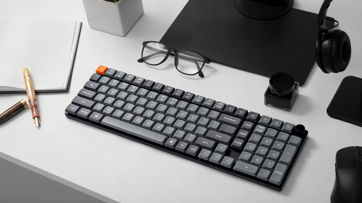 Keychron K17 Max QMK Wireless Mechanical Keyboard White LED K17M-A3 Packaging status original