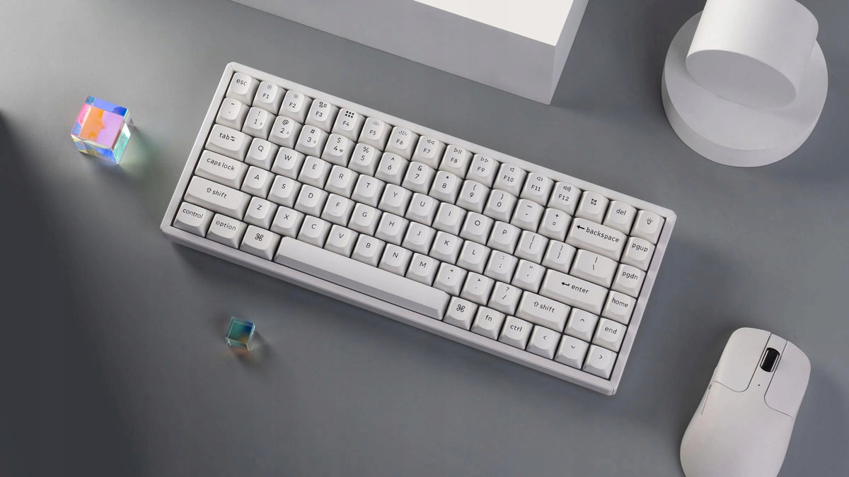 Keychron K2 Max QMK Wireless Mechanical Keyboard White 75% K2M-Q4 Packaging status original