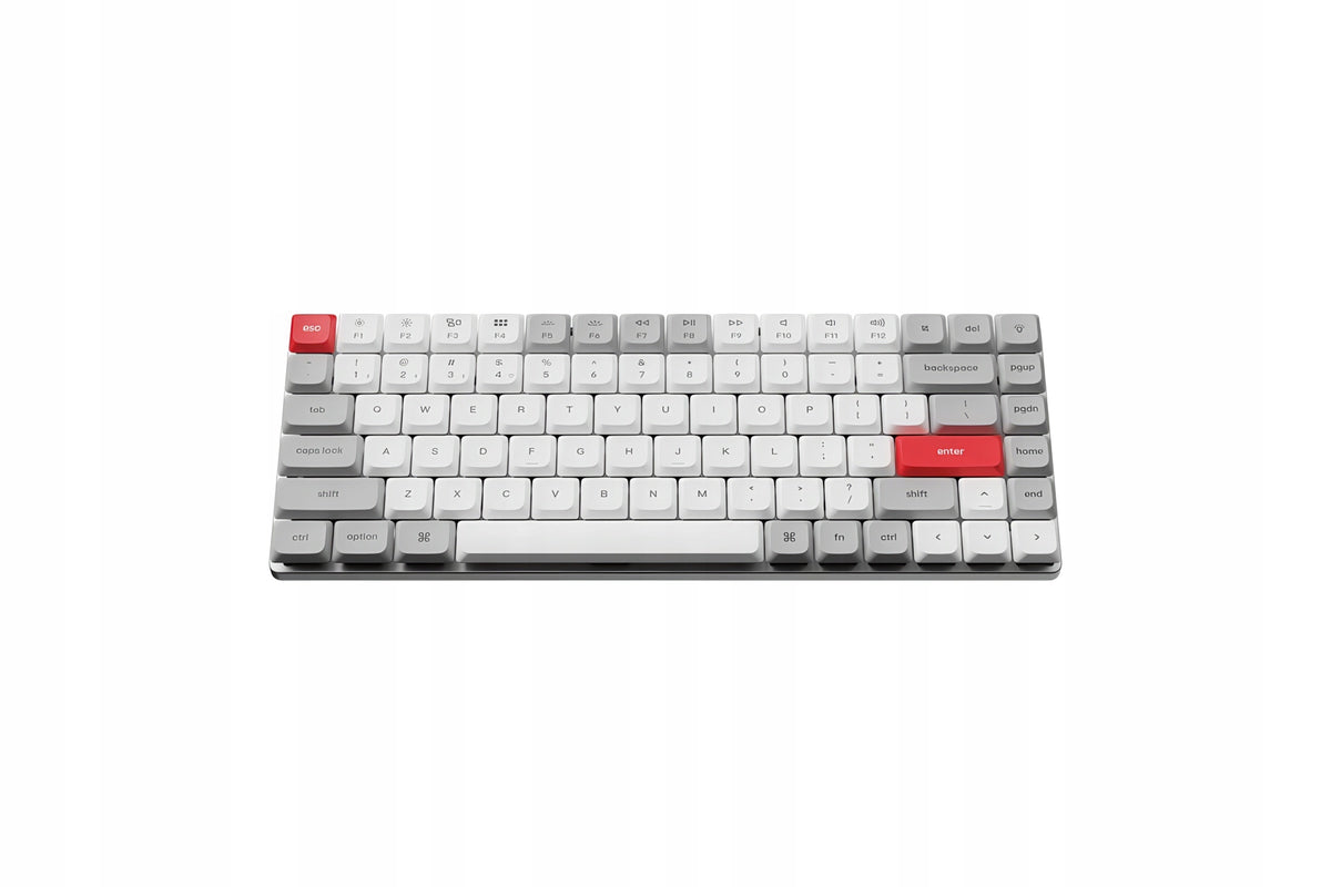Keychron K3 Max QMK/VIA Wireless Mechanical Keyboard White/Grey Manufacturer Keychron