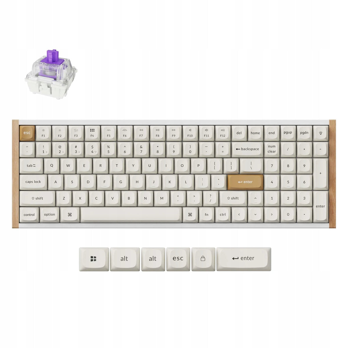Keychron K4 HE Wireless Magnetic Keyboard Magnetic Nebula K4H-Q1