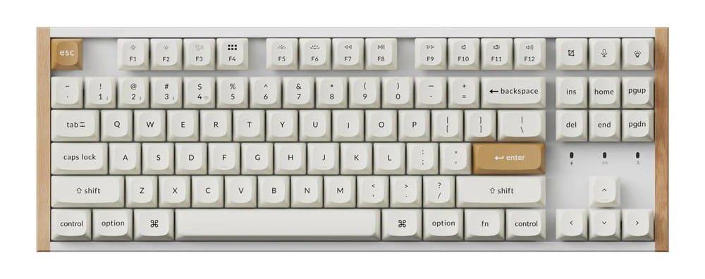 Keychron K8H-Q1 75% Magnetic Wood White Gaming Keyboard