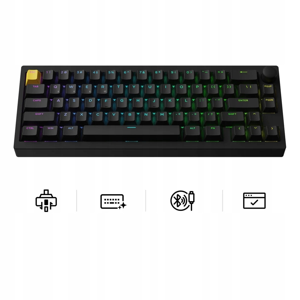 Keychron Lemokey P2 HE Wireless Magnetic Keyboard (Shine-Through) Manufacturer Keychron