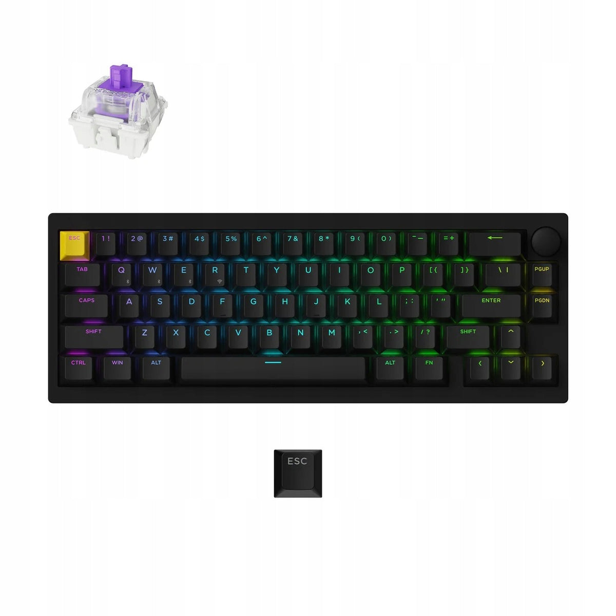 Keychron Lemokey P2 HE Wireless Magnetic Keyboard (Shine-Through)