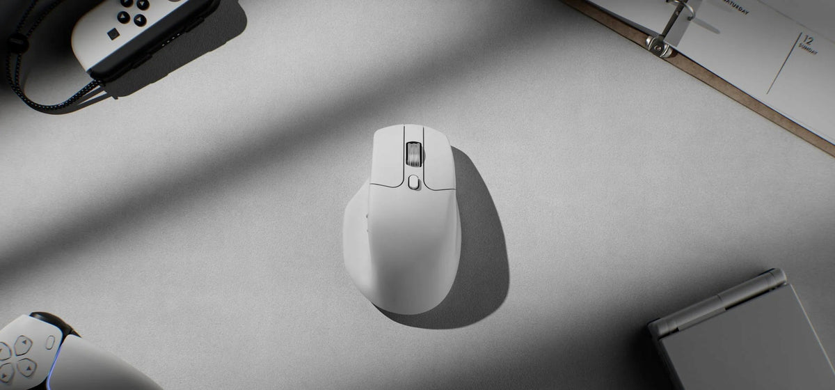 Keychron M6S optikai Bluetooth / vezeték nélküli egér fehér Manufacturer Keychron