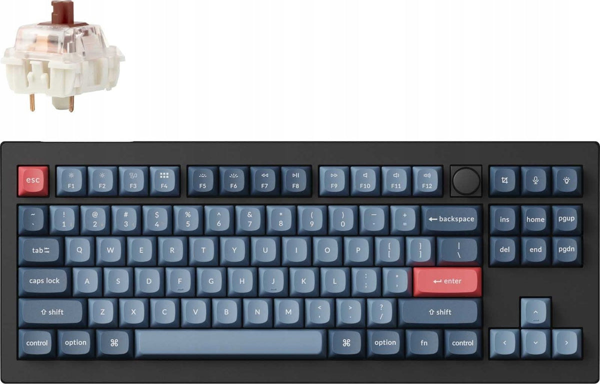 Keychron - V3 Max QMK/VIA Wireless Custom Mechanical Keyboard -