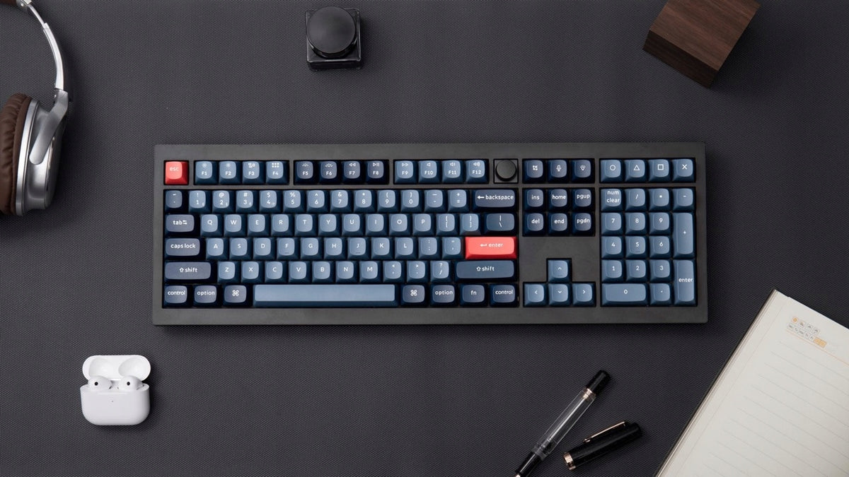 Keychron V6 Max QMK/VIA Wireless Mechanical Keyboard Knob V6M-D3 Manufacturer Keychron