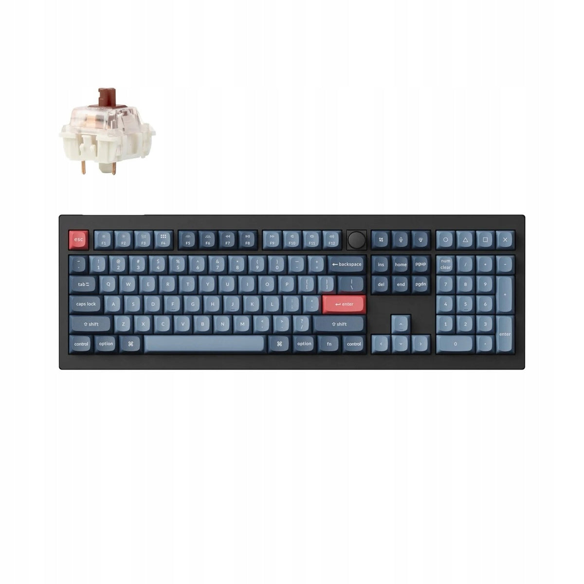 Keychron V6 Max QMK/VIA Wireless Mechanical Keyboard Knob V6M-D3