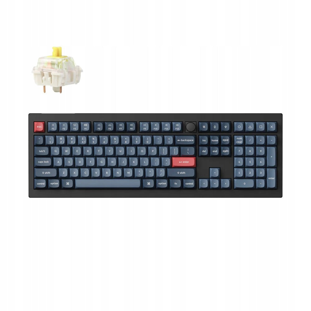 Keychron V6 Max Wireless Mechanical Keyboard Switch Banana QMK/VIA
