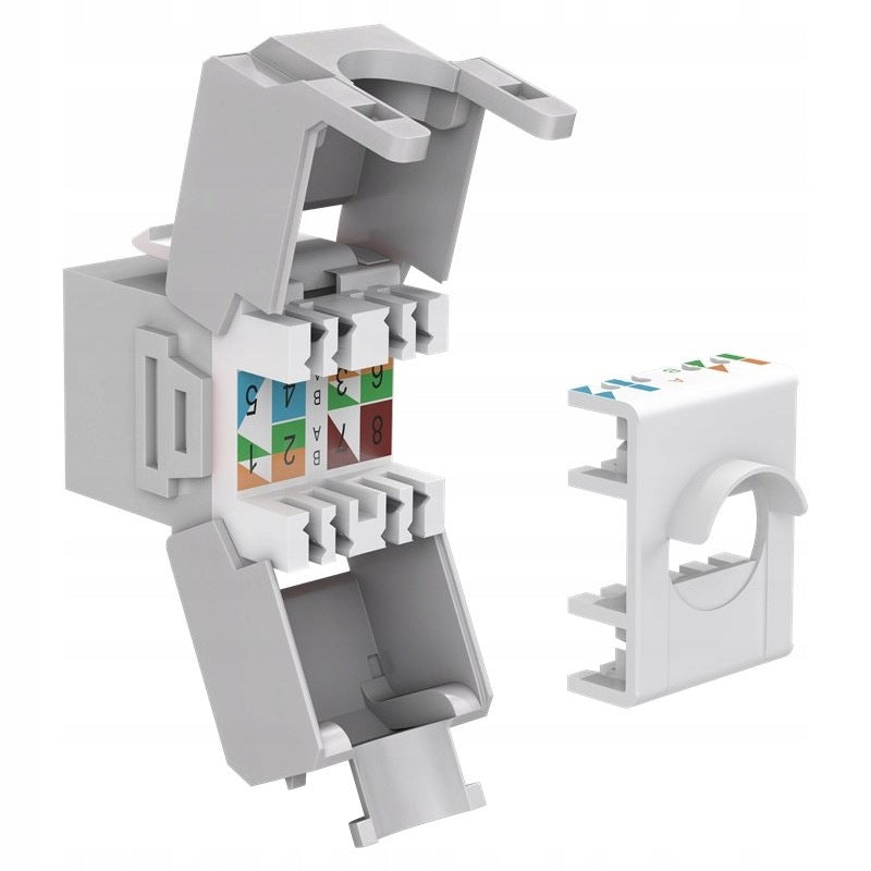 Keystone RJ45 CAT 6A, UTP Grey Manufacturer code 4040849906930