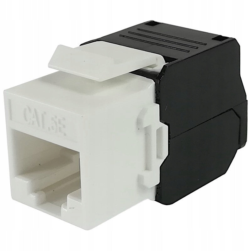 Keystone socket 8p8c RJ45 Cat.5e quick installation