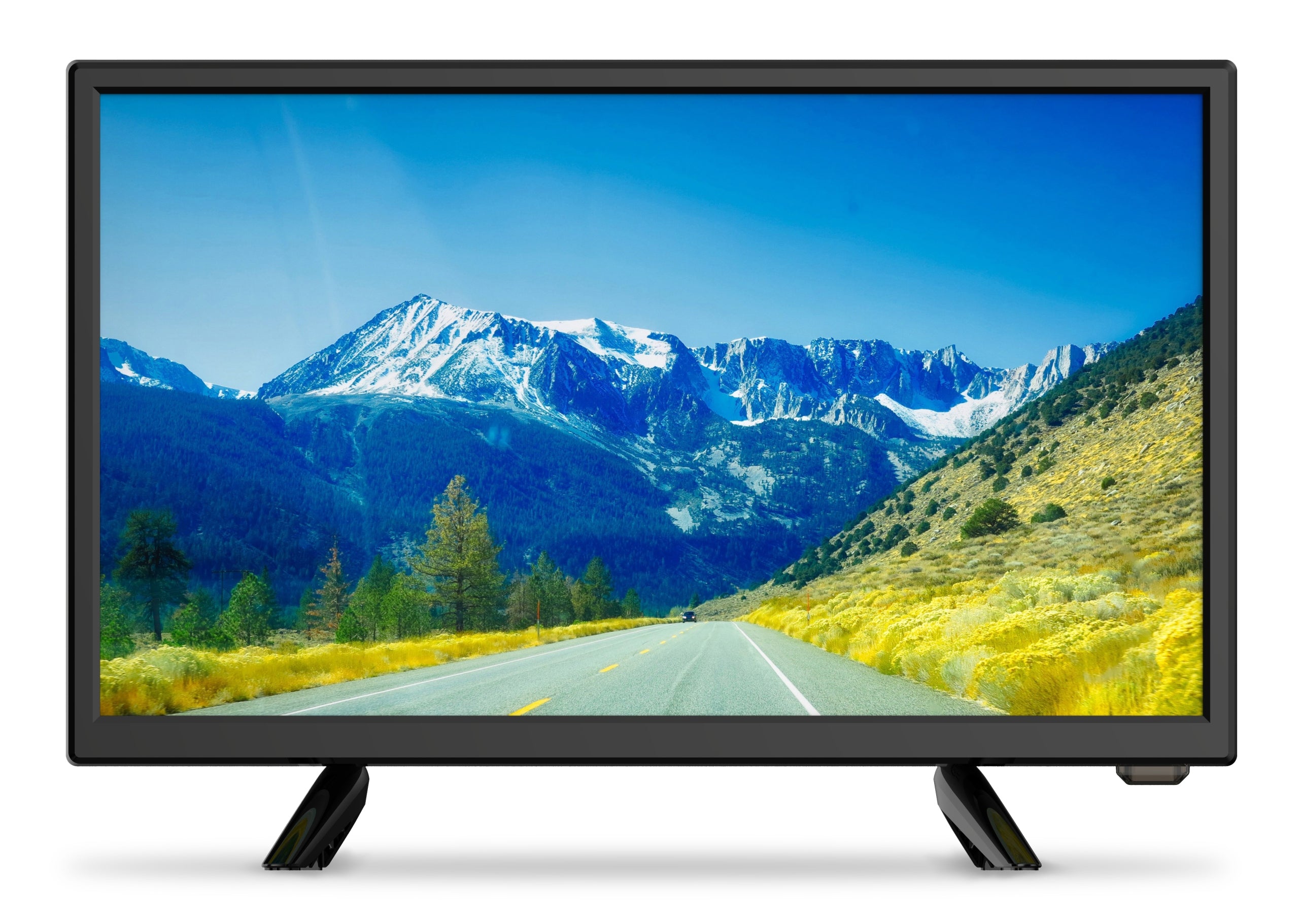 Kiano Slim TV 19 Travel LED HD Ready 60Hz DVB-T2 for RV, ZK Brand Kiano