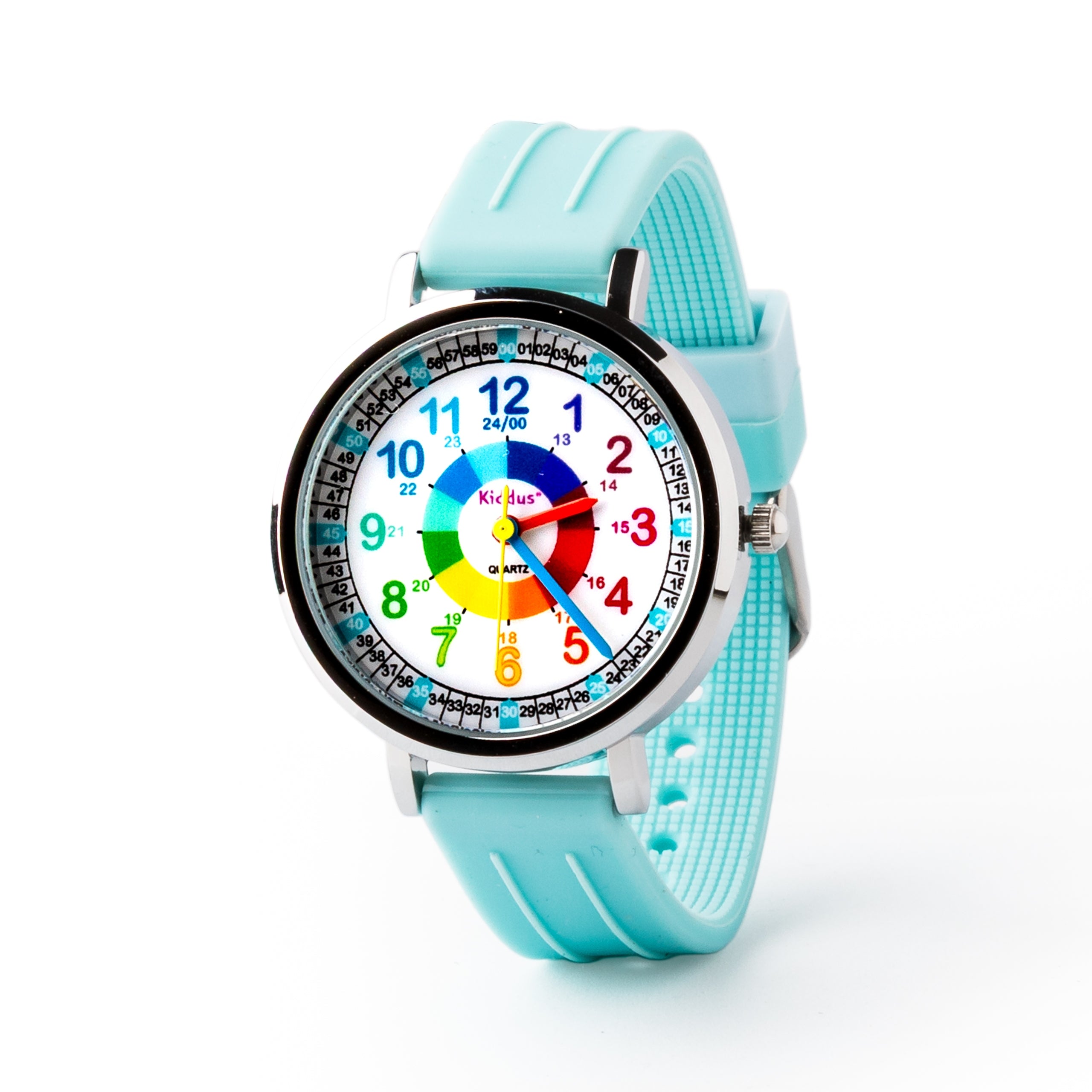 Kiddus Children's Watch Time Teacher Turquoise