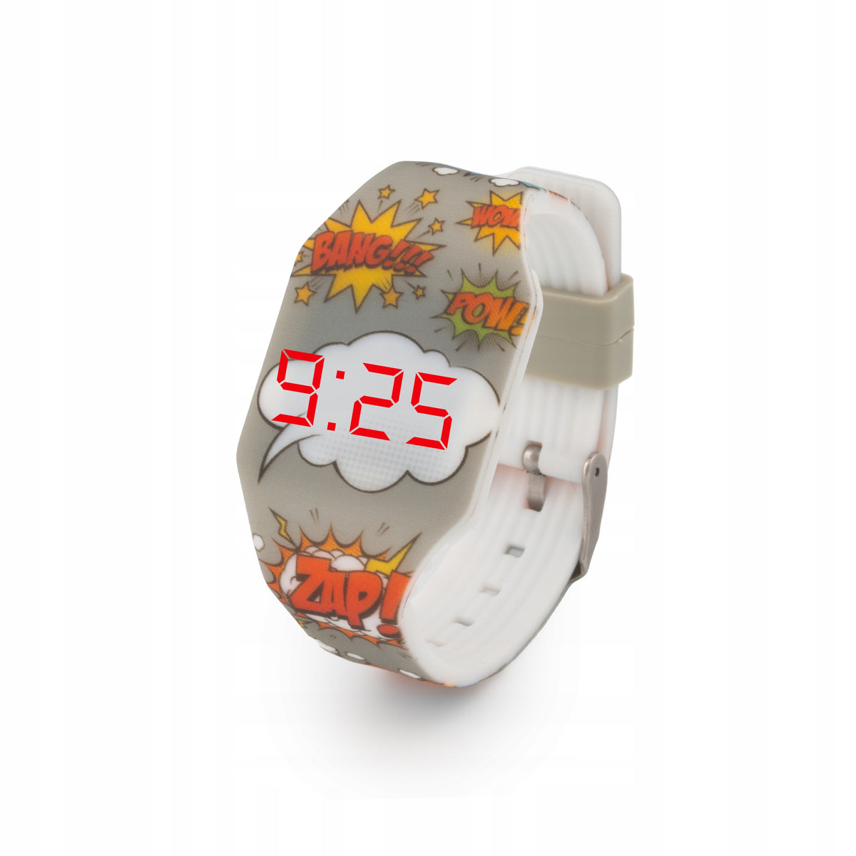 Kiddus LED Digital Watch for Kids. Soft silicone strap. Japanese Battery.