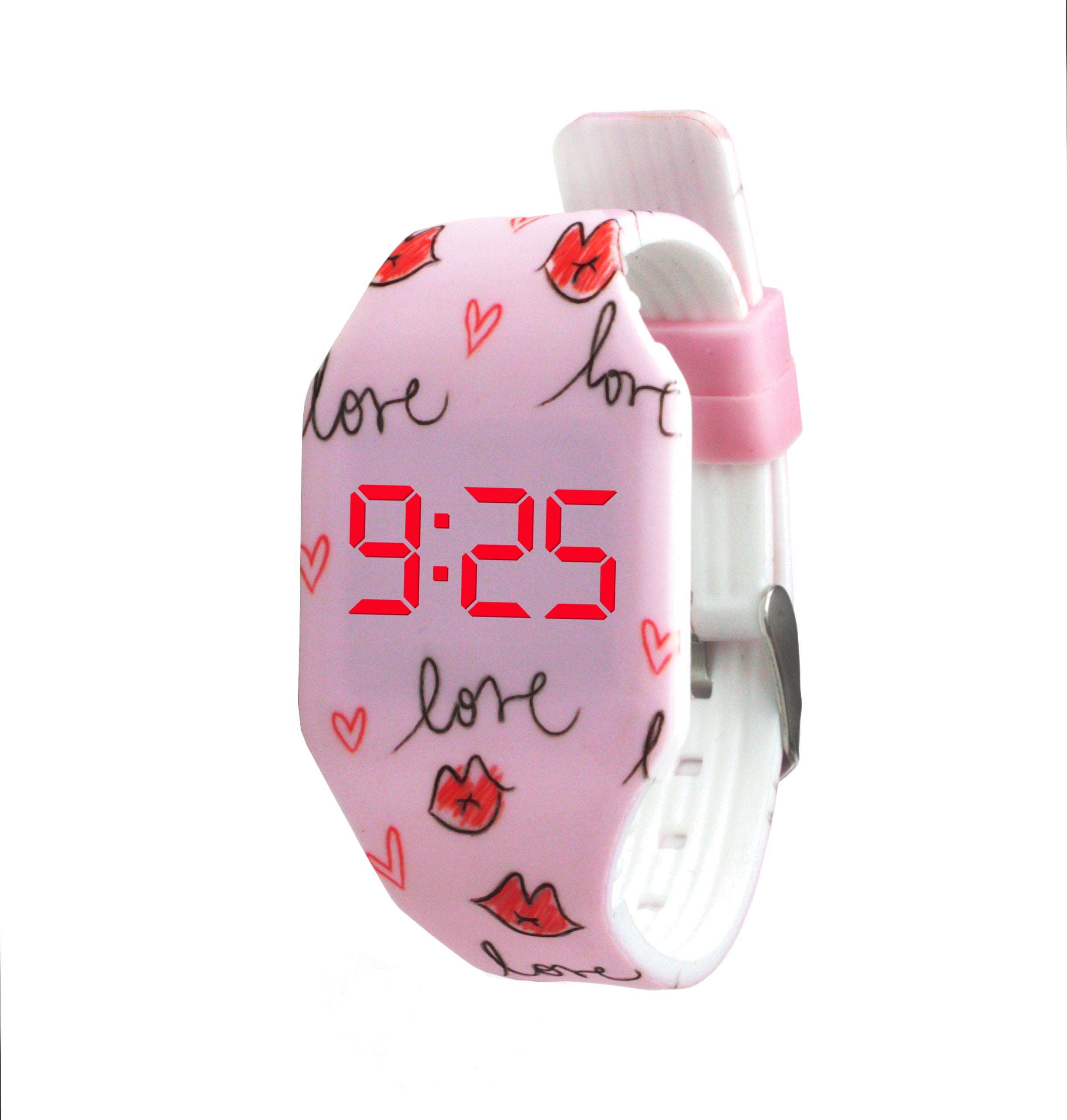 Kiddus LED Digital Watch for Kids. Soft silicone strap. Japanese Battery.