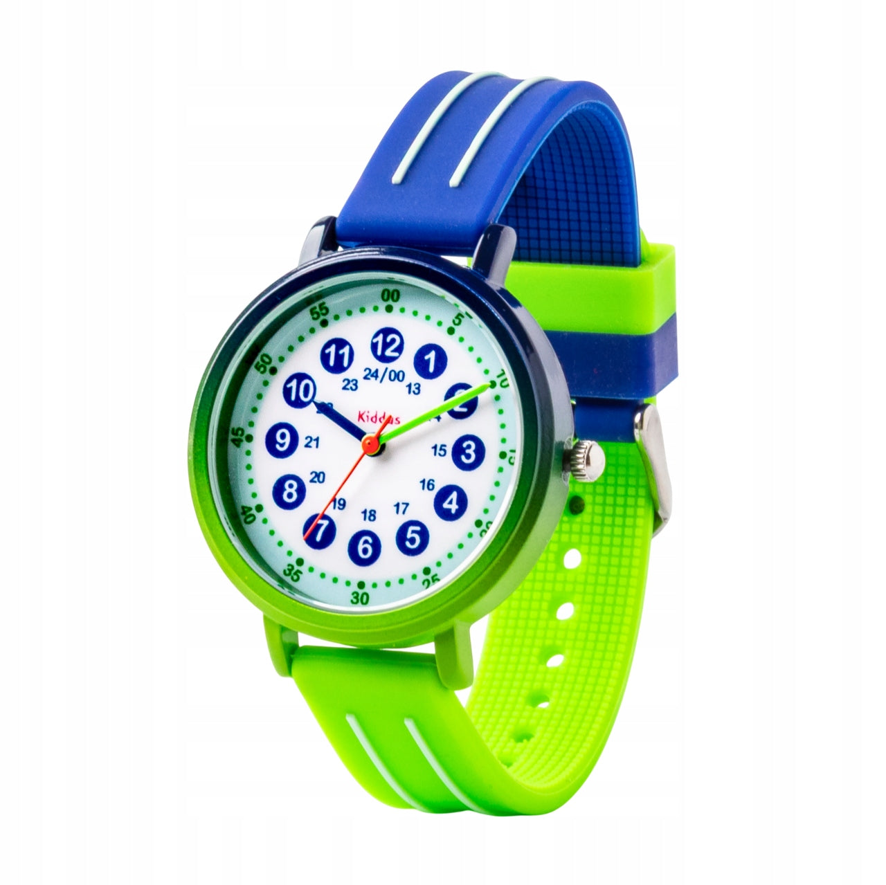 Kiddus children's watch Time Teacher Gradient Blue Green