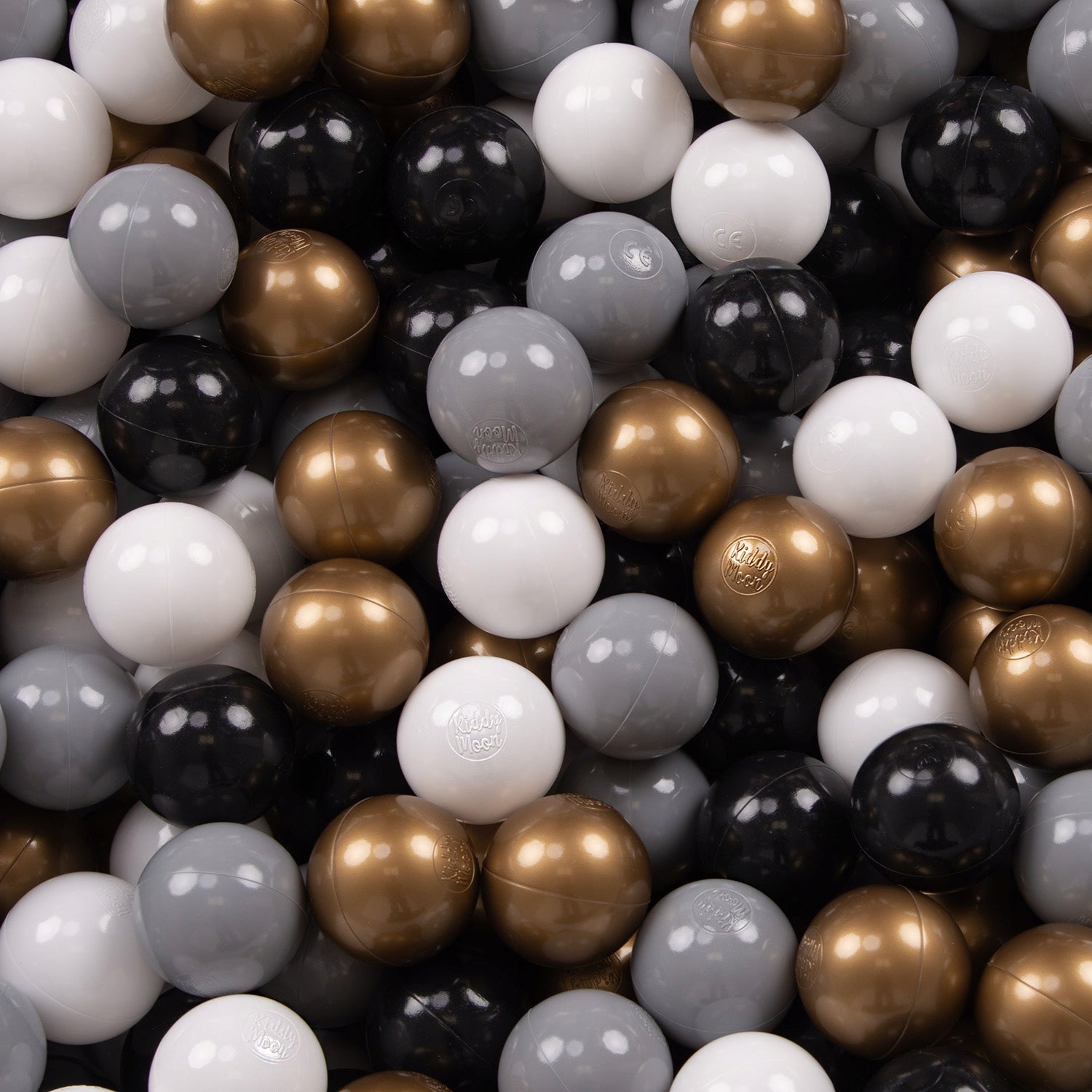 KiddyMoon DRY POOL 120x30 FOR CHILDREN ROUND LARGE 600 BALLS dark grey Manufacturer code 5902687459995