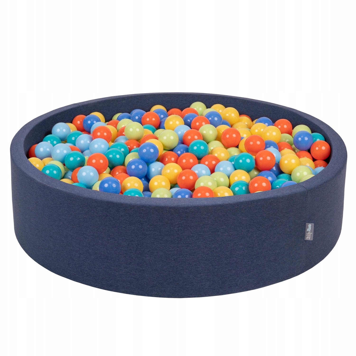 KiddyMoon Dry Round Pool with Ball 200 Pcs