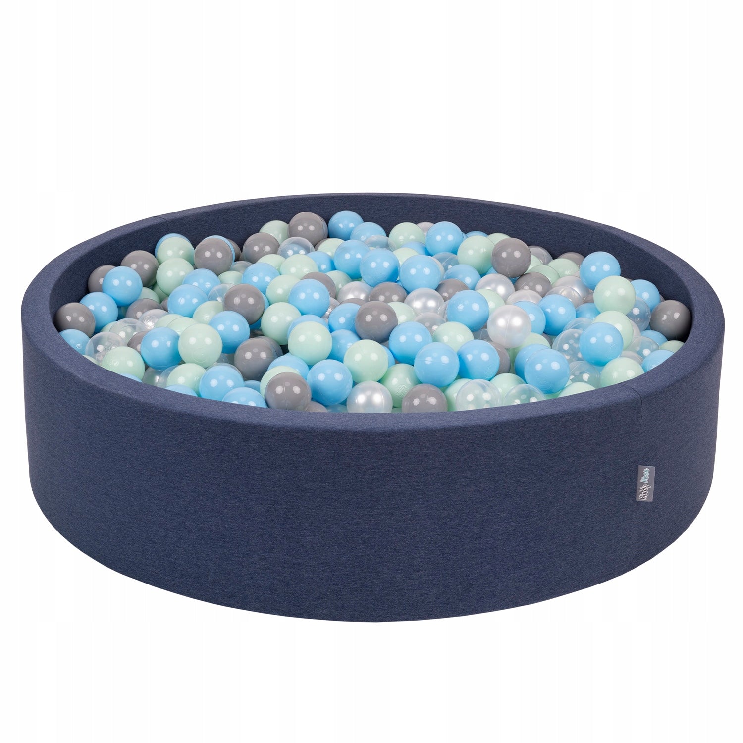 KiddyMoon Dry Round Pool with Ball 300 Pcs