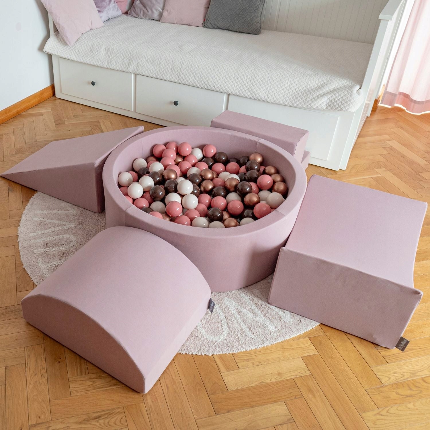 KiddyMoon Foam square toys PPZP-OK30D-115 For Children 200 balls Brand KiddyMoon