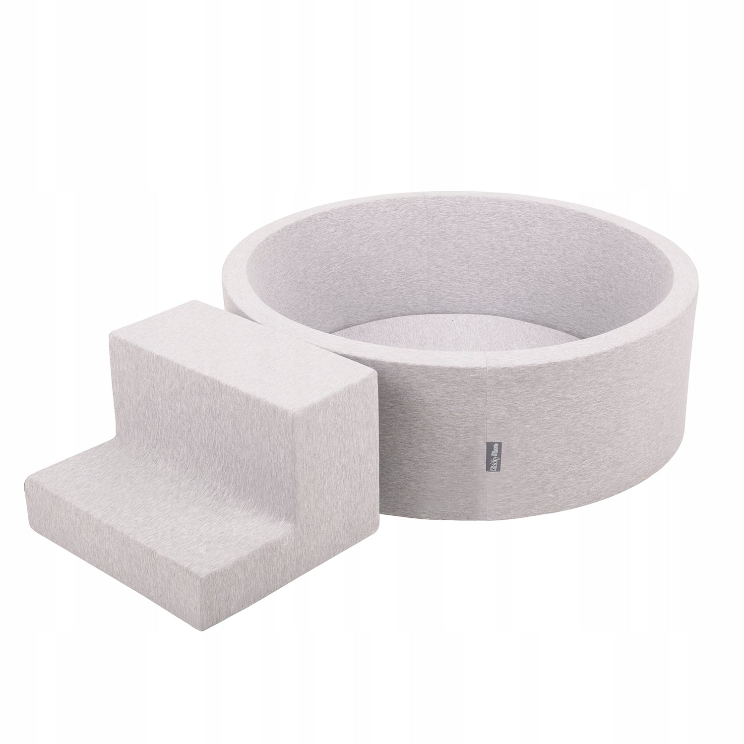 KiddyMoon Foam square toys light grey 200 balls PPZP-OK30D-122 Brand KiddyMoon