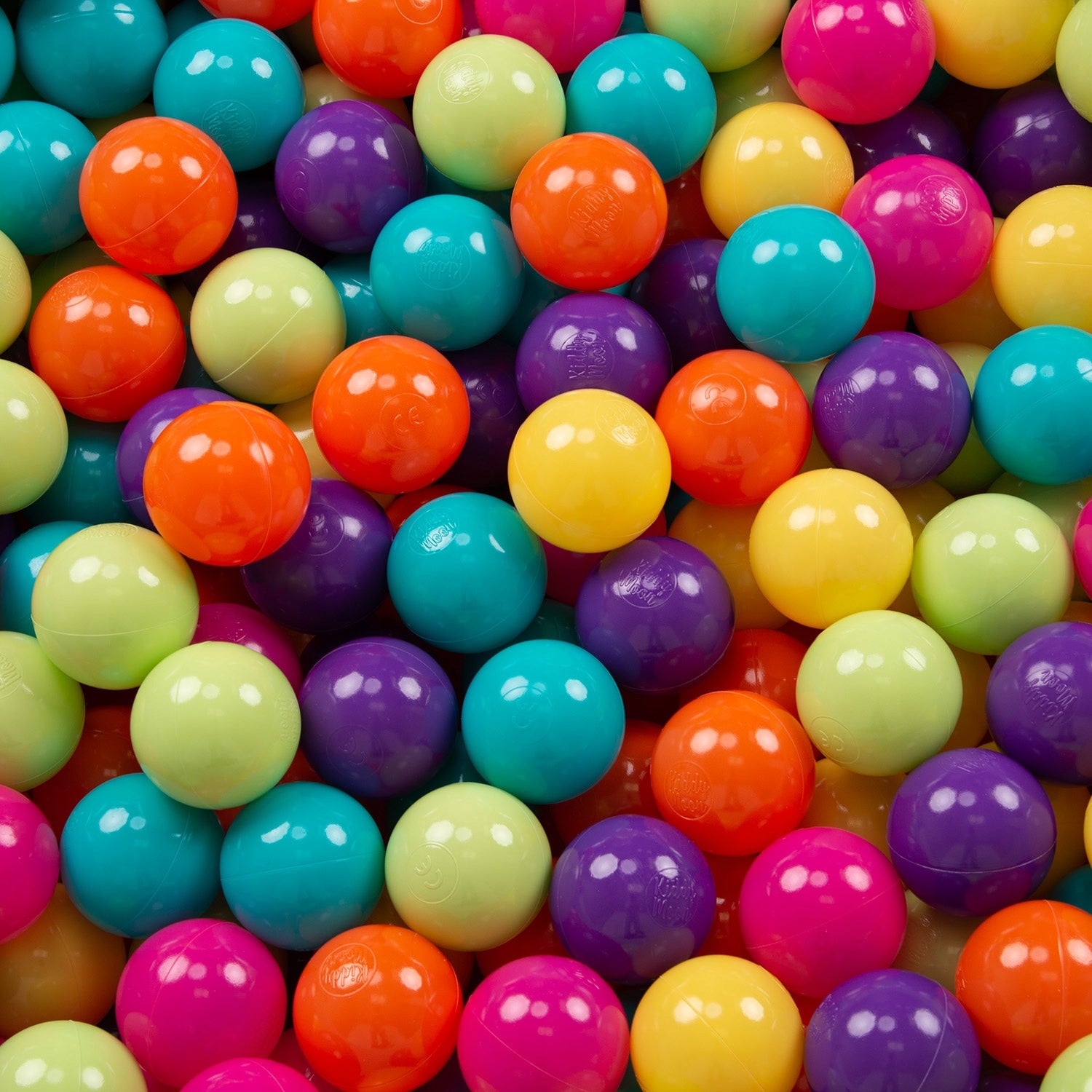 KiddyMoon Foam square toys velour 300 balls Product width 90 cm