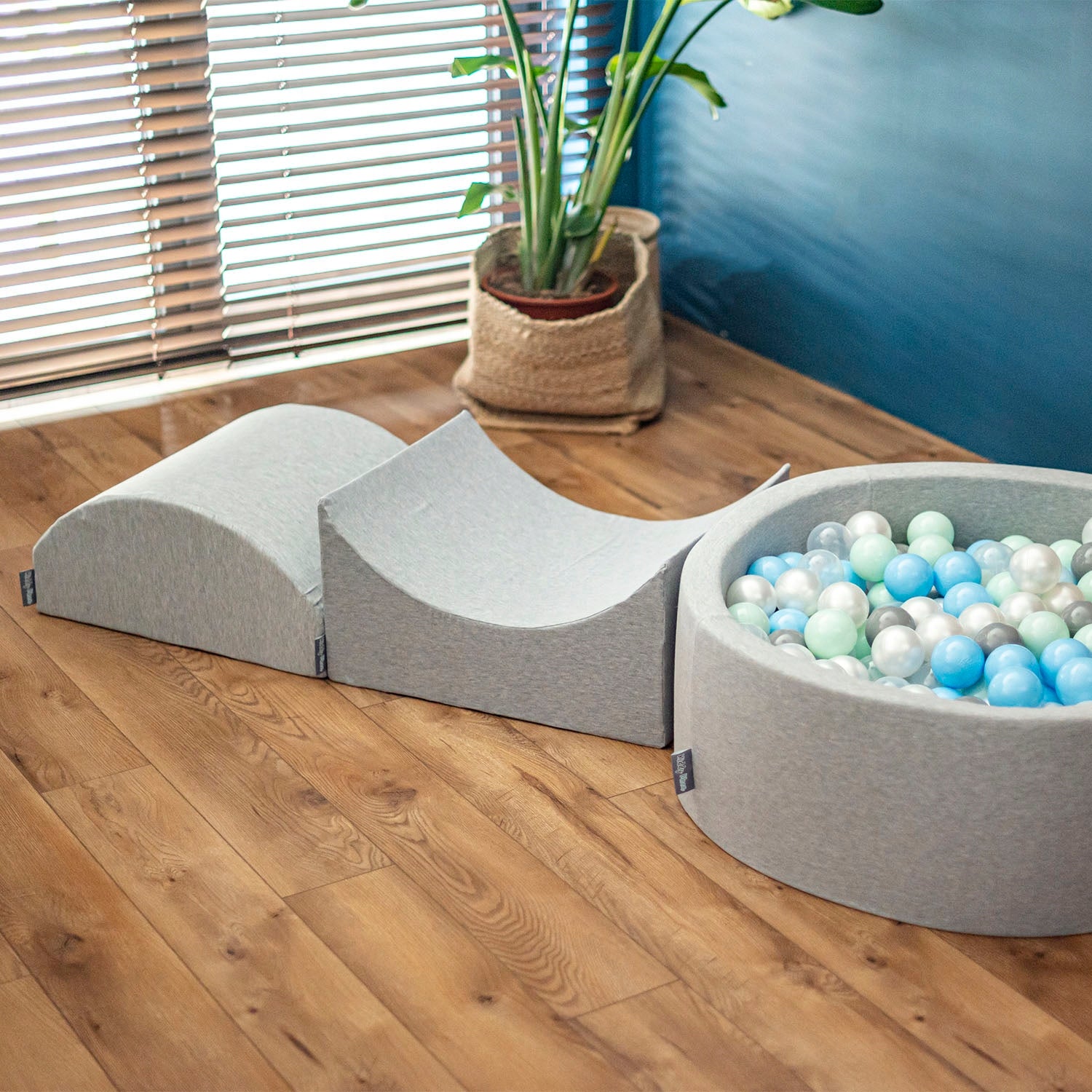 KiddyMoon PPZP-OK30D-115 Foam Set Square Toys FOR CHILDREN 200 balls Manufacturer code 5902687474257