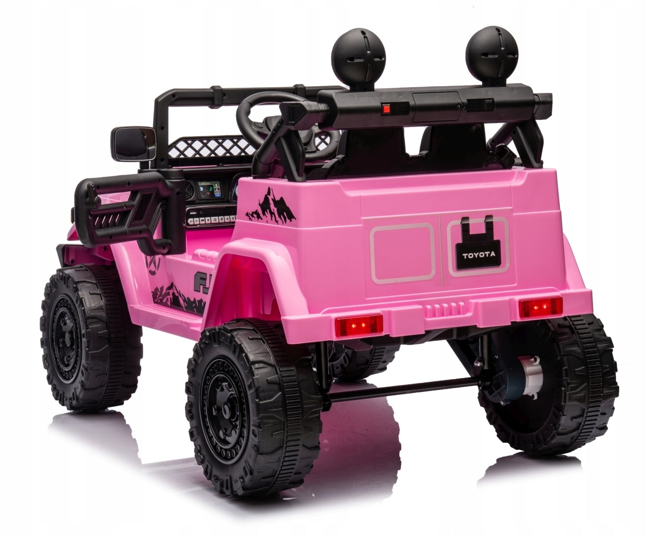 Kids Battery Car 3+ Bluetooth Toyota FJ Cruiser Milly Mally Color pink
