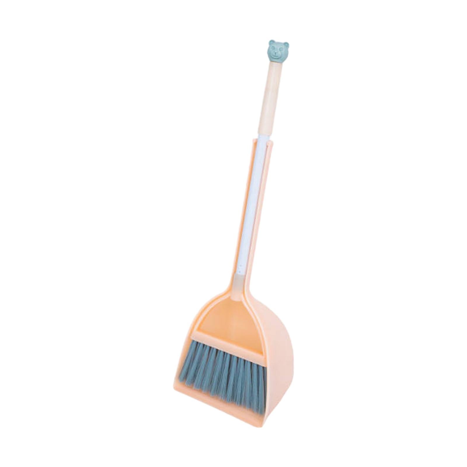Kids Broom Dustpan Set Educational Toys House Cleaning Gifts Orange Brand no brand