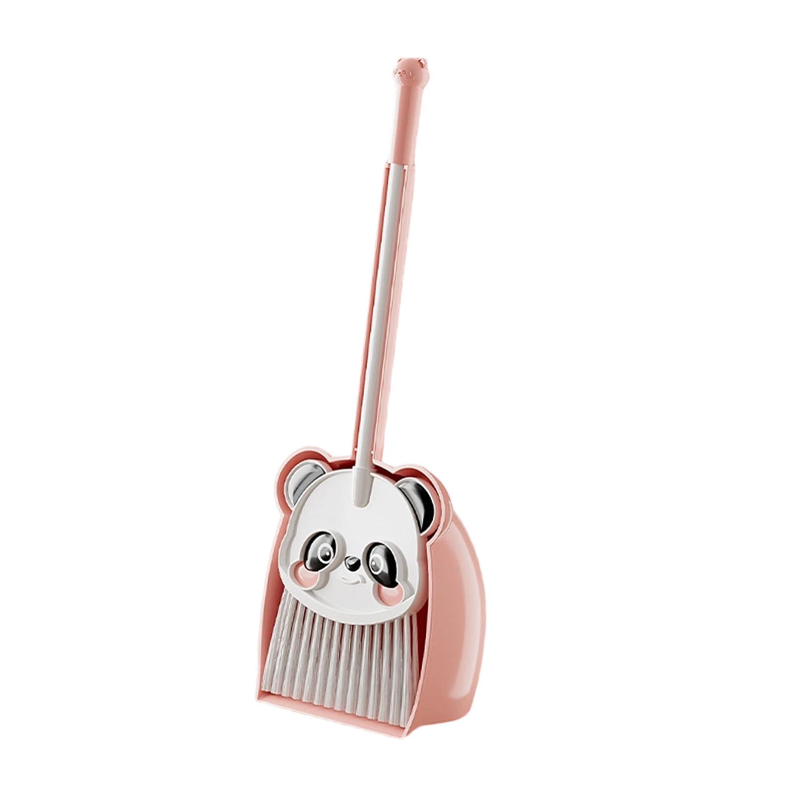 Kids Broom Dustpan Set House Cleaning Children Sweeping House Cleaning Pink
