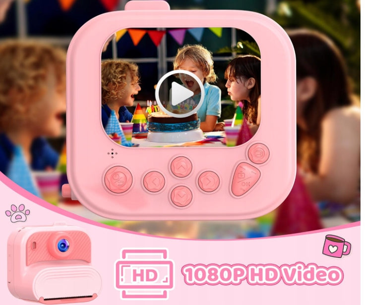 Kids Camera for Instant HD 1080P Printing Packaging status original