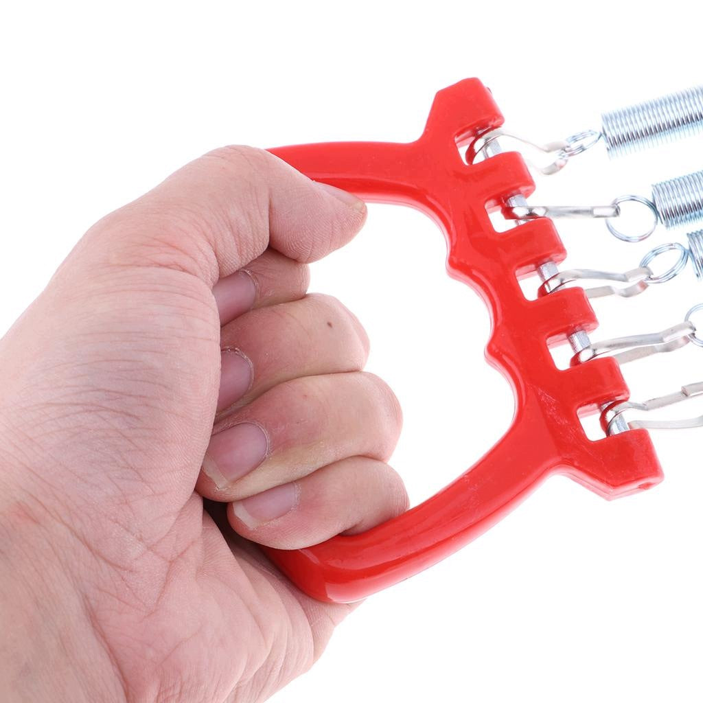 Kids Chest Expander 5 Spring Resistant Straps Weight Trainer Red Packaging status original