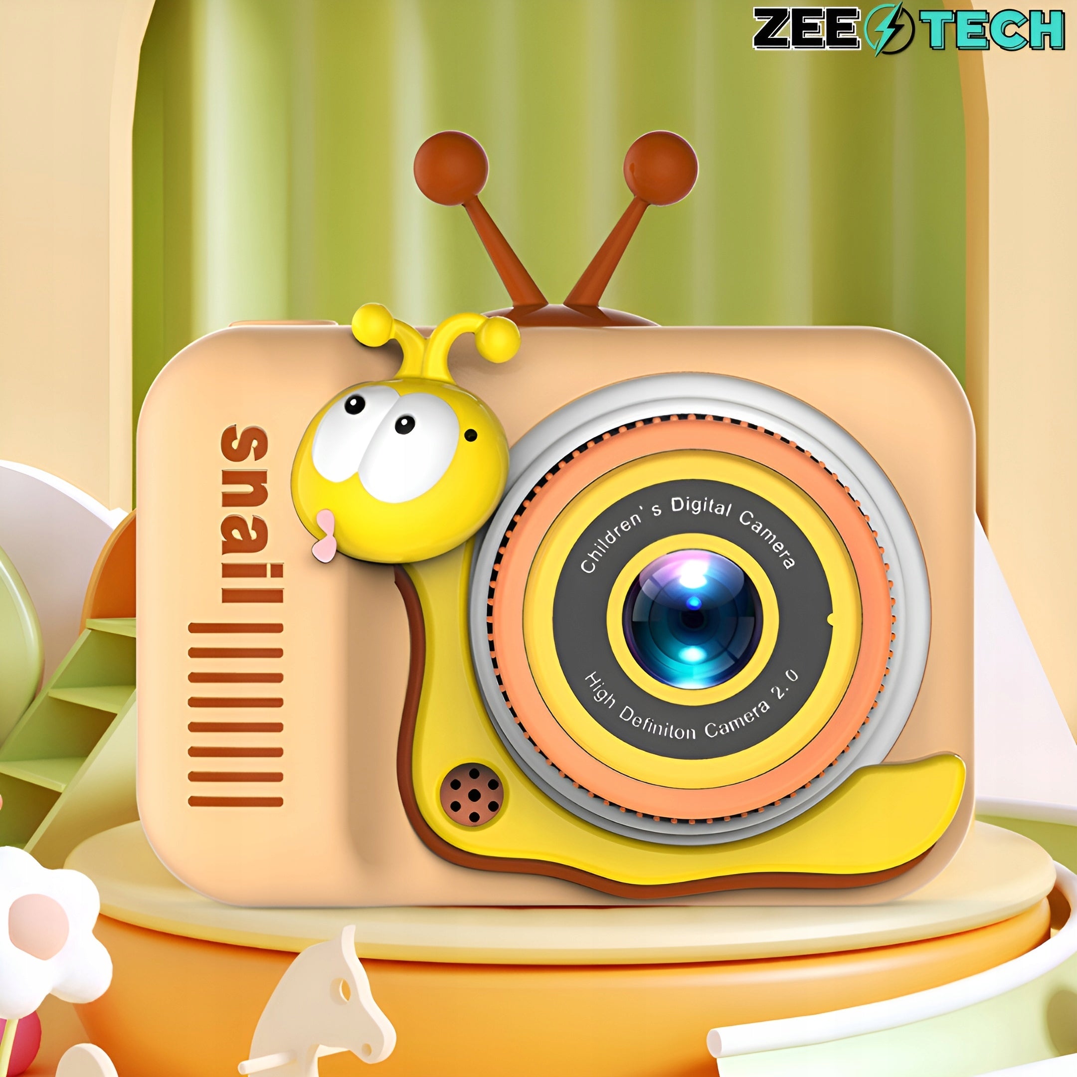 Kids Digital Camera 40MP Toy Camera Games + 32GB Card Brand ZeeTech