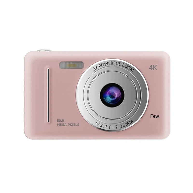Kids Digital Camera Pink A1 50 MP 4K Zoom 8x 2,4 inch