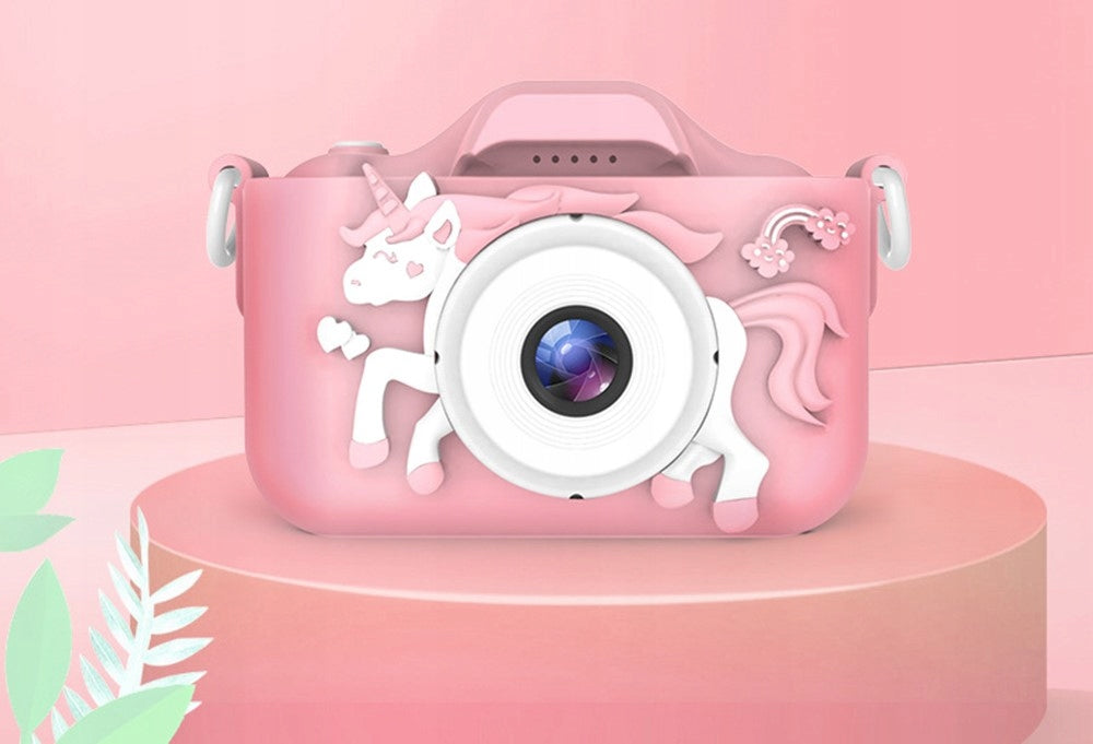 Kids Digital Photo Camera + 32Gb Card Unicorn Camera Batteries included yes