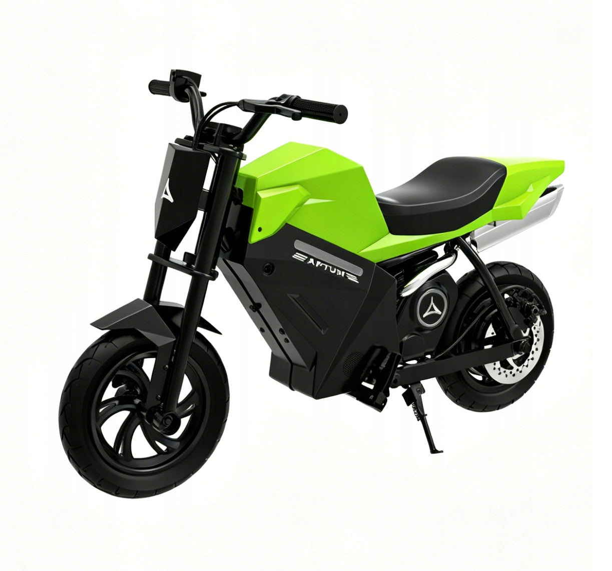 Kids Electric Motorcycle GreenADV250 14km Range LED Lights Simulated Sound